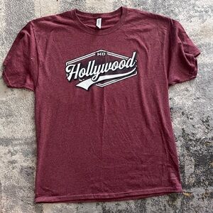 Hollywood Maryland Maroon Crewneck Tee